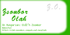 zsombor olah business card